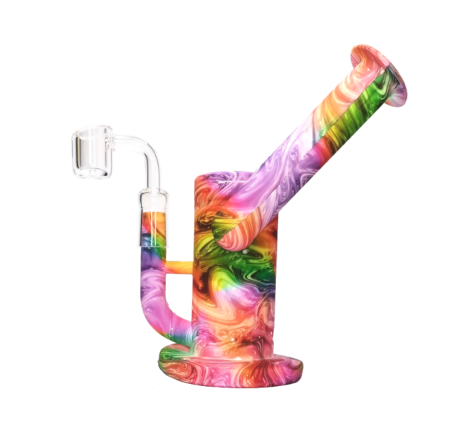 Silicone Dab Bong + Tub Holder & Diffuser – 22cm