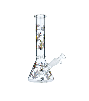Funky Leaf Ice Catcher Bong – 25cm